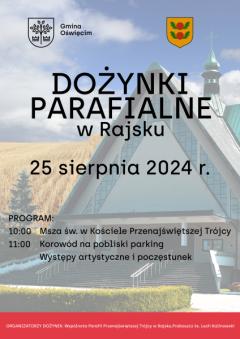 Dożynki parafialne w Rajsku