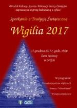 Spotkania z tradycją świąteczną - Wigilia 2017