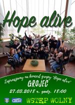 Koncert grupy Hope alive